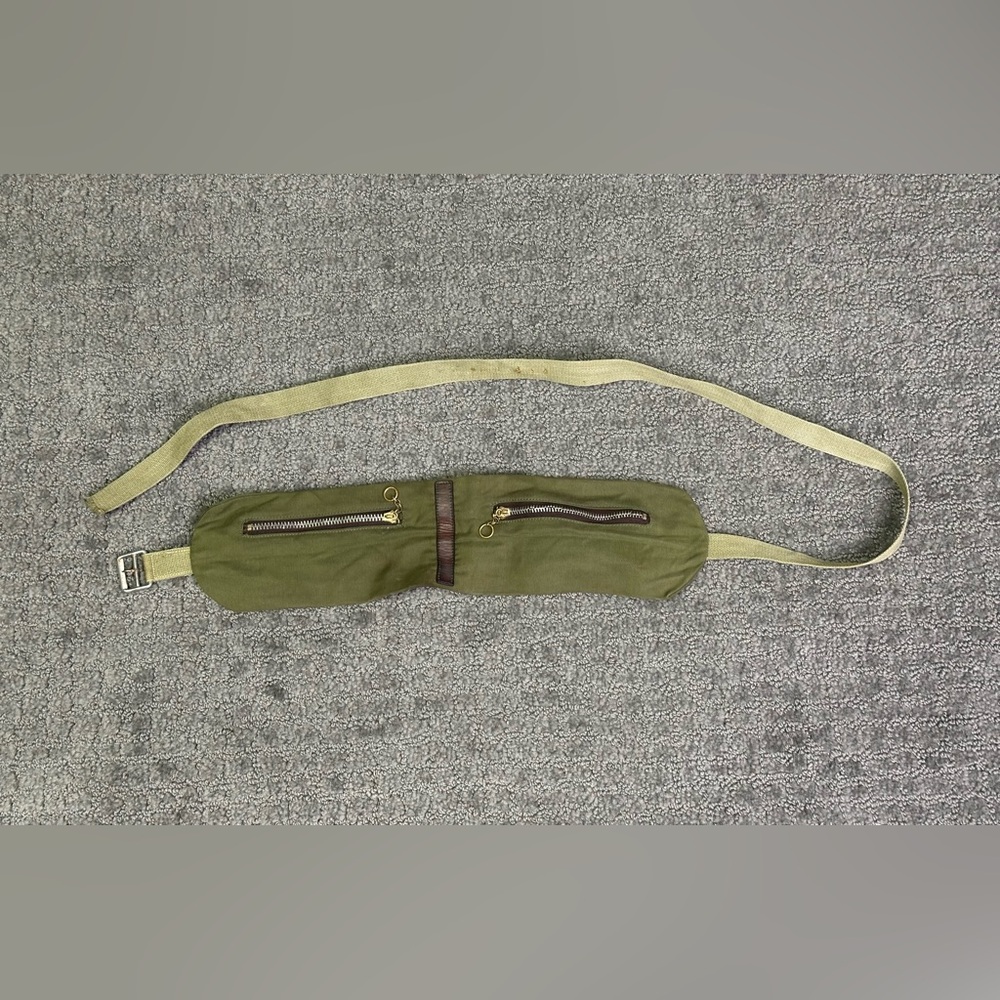 Vintage Money Belt Military